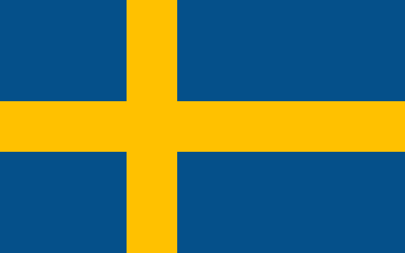 Bandeira de Suécia